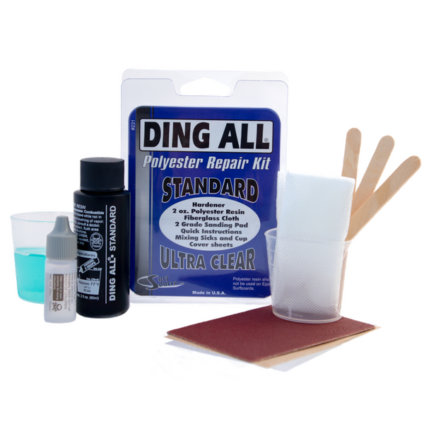 Ding All Polyester Repair Kit - Ultra Clear
