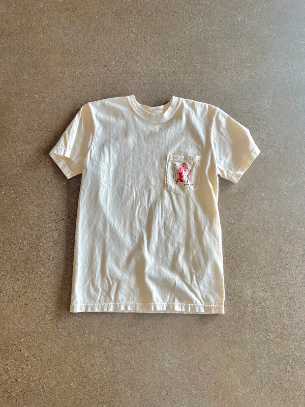 Wax On Pocket Tee Ivory