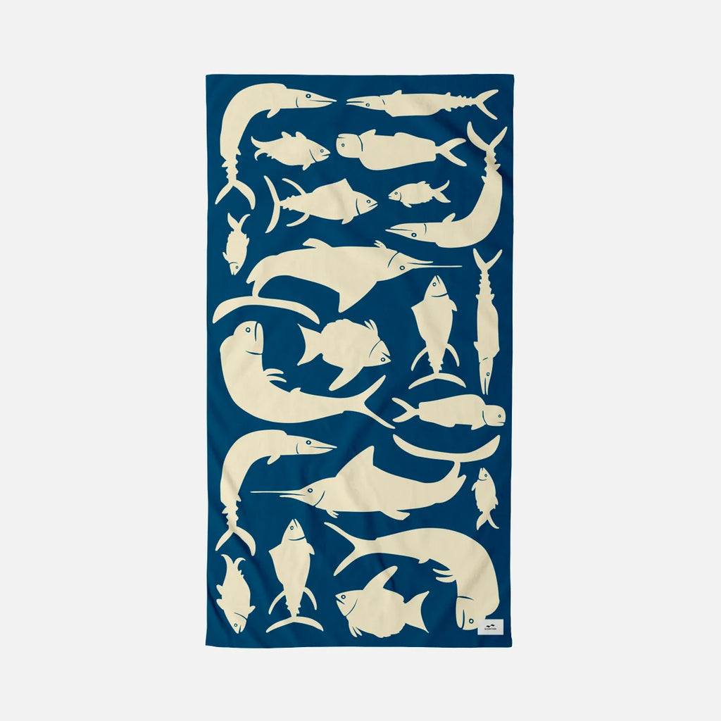 Slowtide- Big Game Towel- Dove Blue