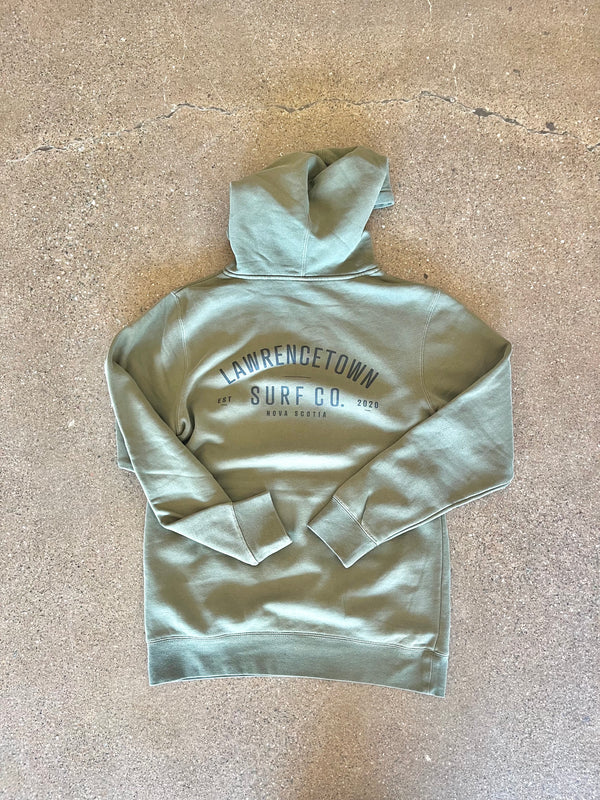 Midweight hoodie - Army Green / Black