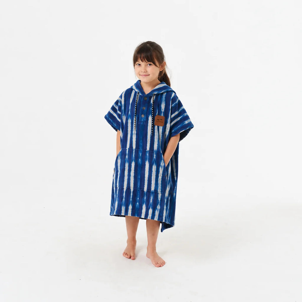Slowtide - Kyoto kids poncho - navy