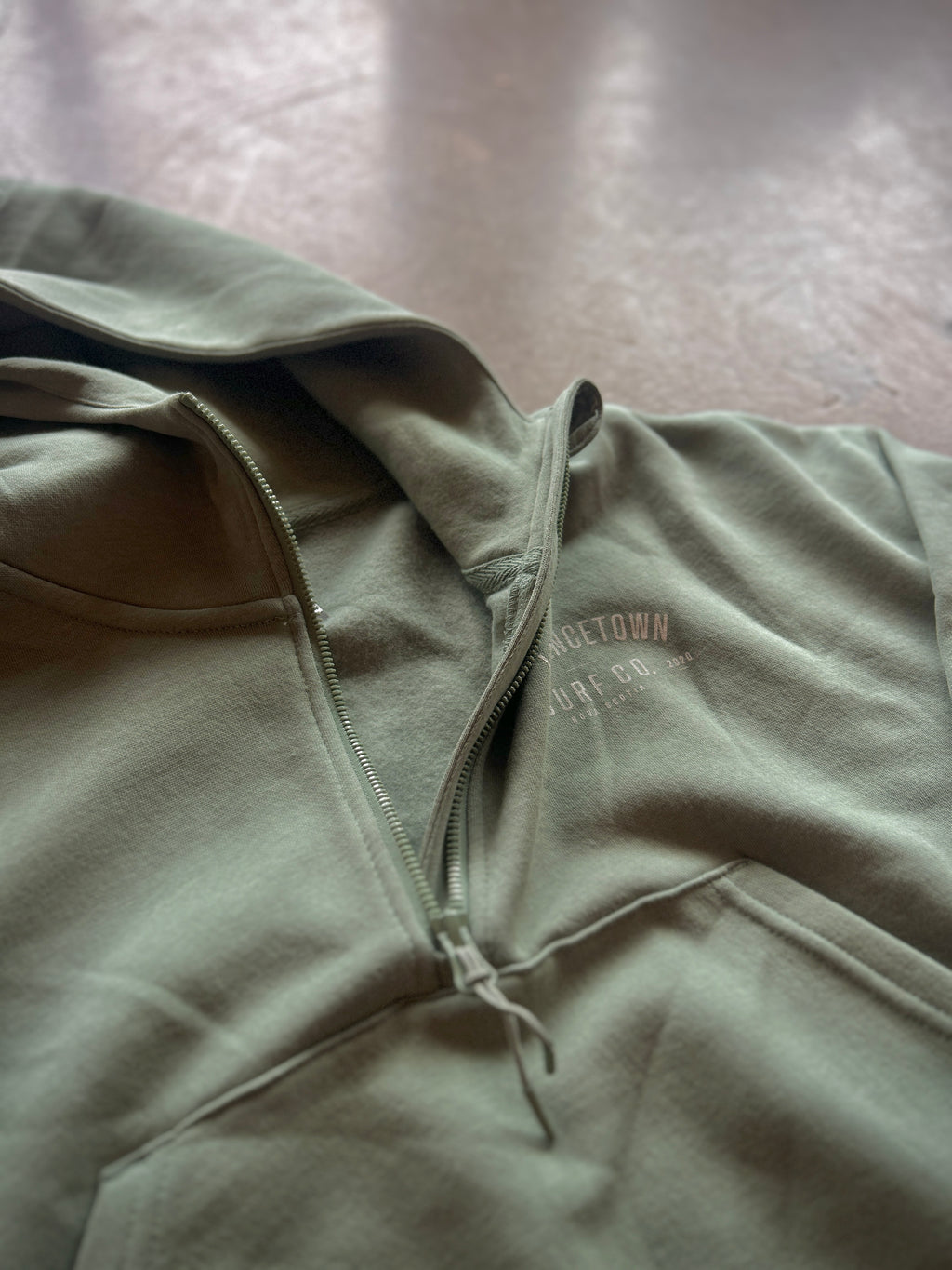 Lawrencetown Surf Co. Cropped Half Zip Hoodie