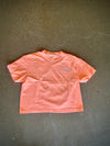 Sisc Daily Beach Scene Crop top Neon Cantaloupe