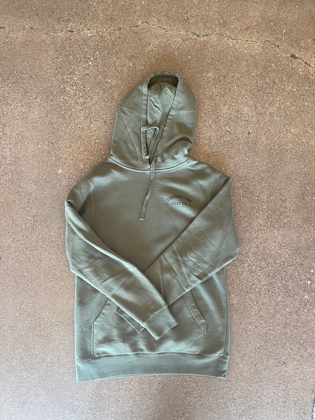 Midweight hoodie - Army Green / Black