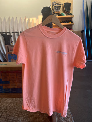 Sisc Daily Beach Scene T-Shirt Neon Cantaloupe