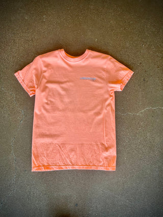 Sisc Daily Beach Scene T-Shirt Neon Cantaloupe