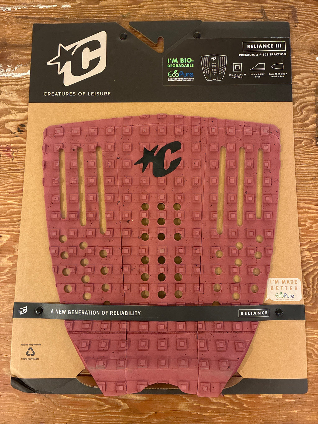 Creatures of Leisure Reliance III 3 Piece Traction Pad