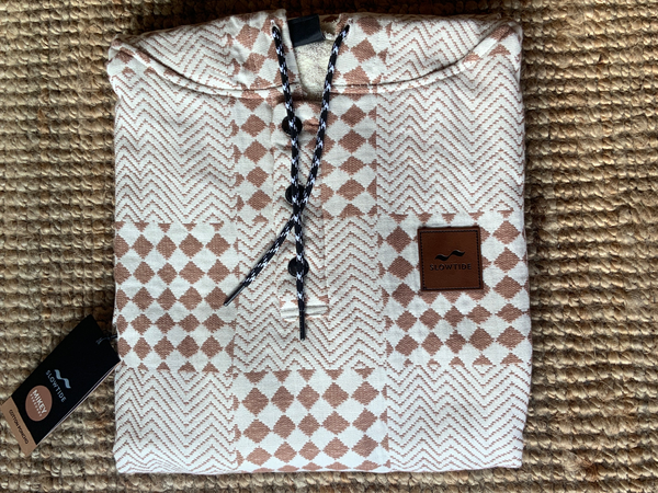 Slowtide - Feb Fouta Poncho - Mousse