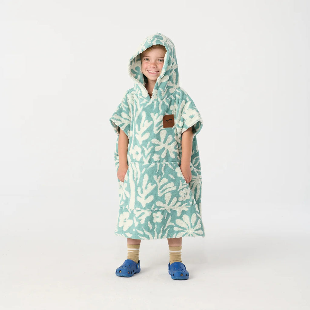 Slowtide - Sunny Kids Poncho Sky Blue