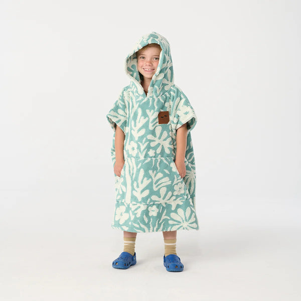 Slowtide - Sunny Kids Poncho Sky Blue
