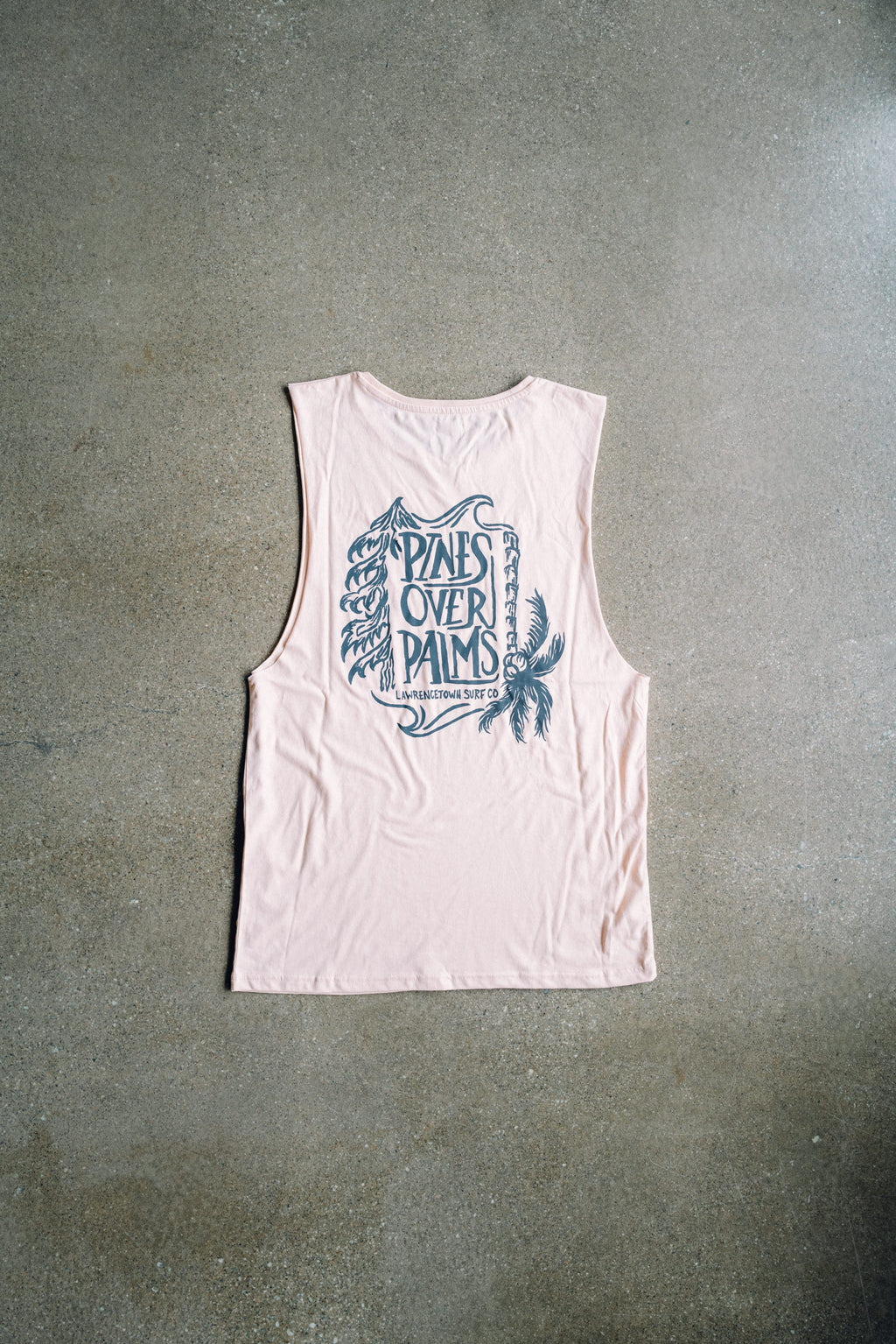 Pines over Palms Tank - Pale Pink