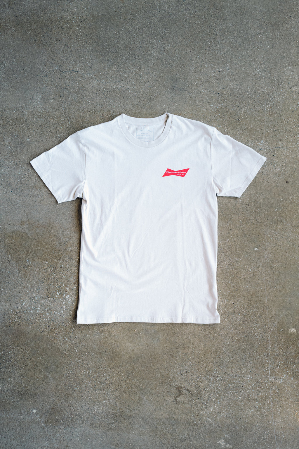 The Bud Tee - Bone / Red