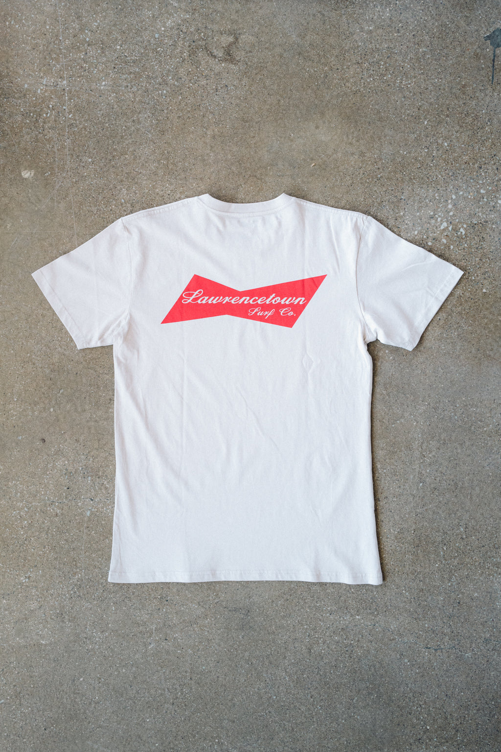 The Bud Tee - Bone / Red