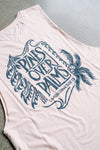 Pines over Palms Tank - Pale Pink