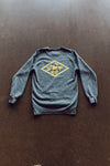 Crewneck Sweater- Grey with Diamond Logo