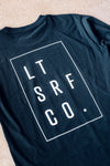 Premium 100% Cotton Longsleeve tee - Black / White