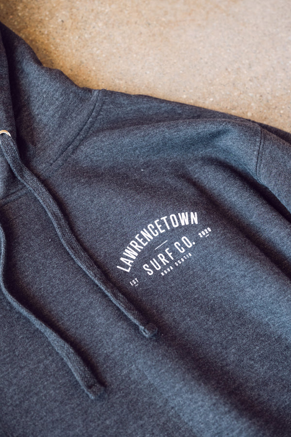 Midweight Hoodie - Charcoal Grey / White