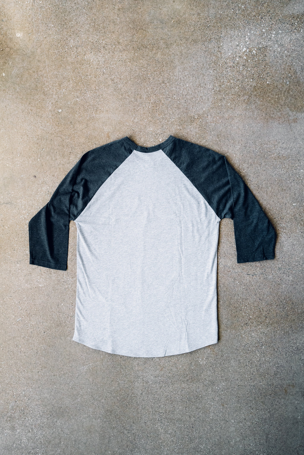 Premium Reglan Tee - Grey / Black