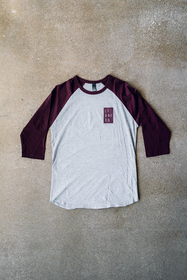 Premium Reglan Tee - Burgundy