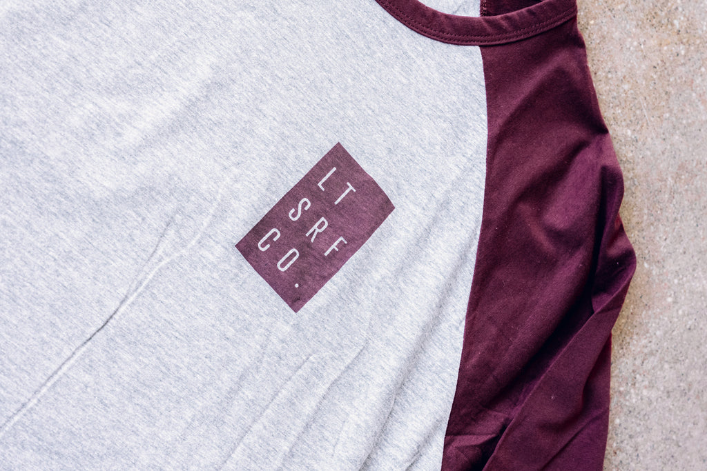 Premium Reglan Tee - Burgundy