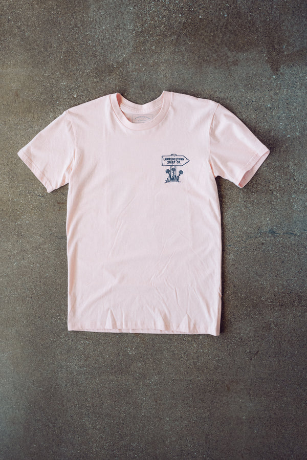 Wax Run Single Colour Premium Tee - Pink