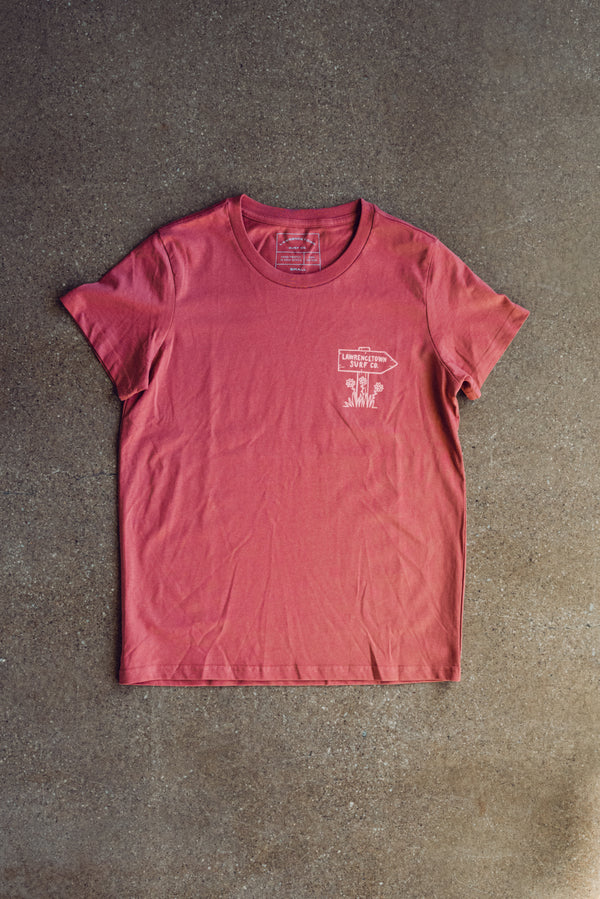 Women&#39;s Wax Run Tee - Coral/Pink