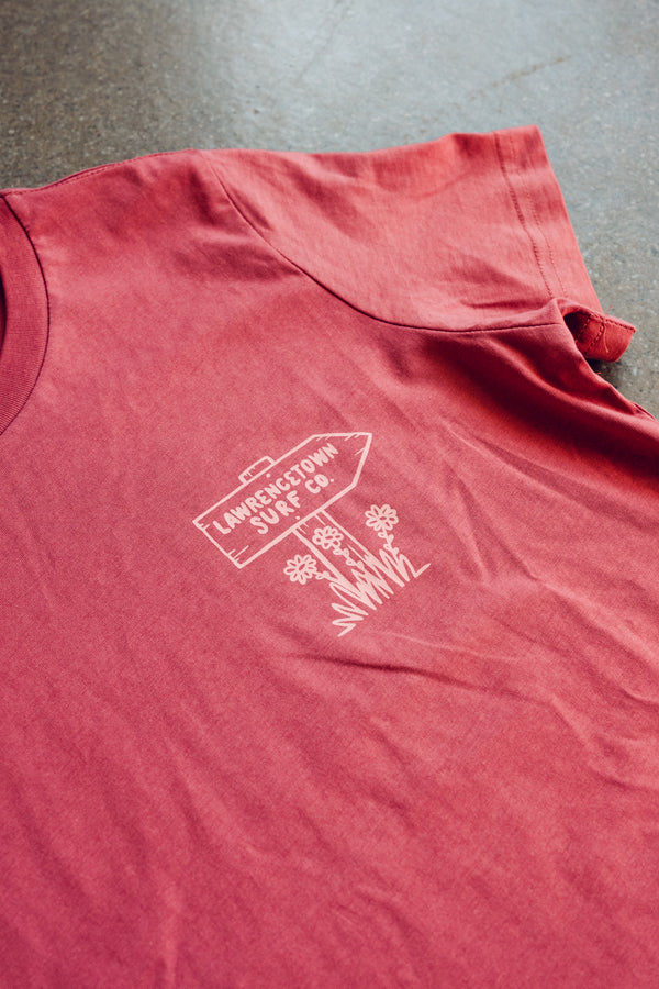 Women&#39;s Wax Run Tee - Coral/Pink