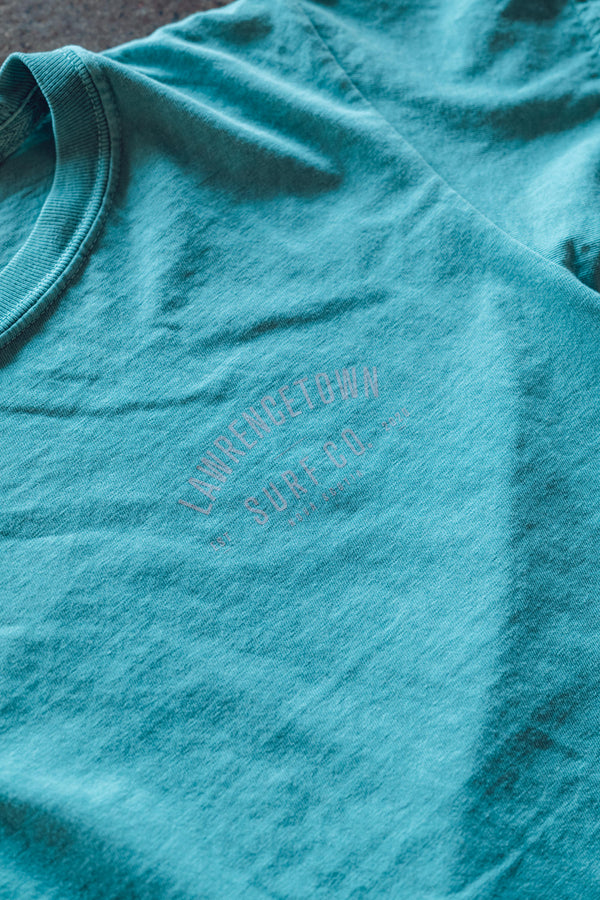 Youth Tee - Seafoam / White