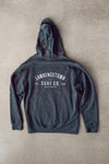 Midweight Hoodie - Charcoal Grey / White