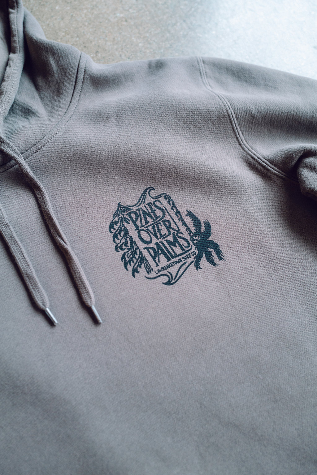 Pines Over Palms Stencil Hoodie