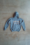 Youth Heavy Blend Hoodie - Grey Heather / Peach