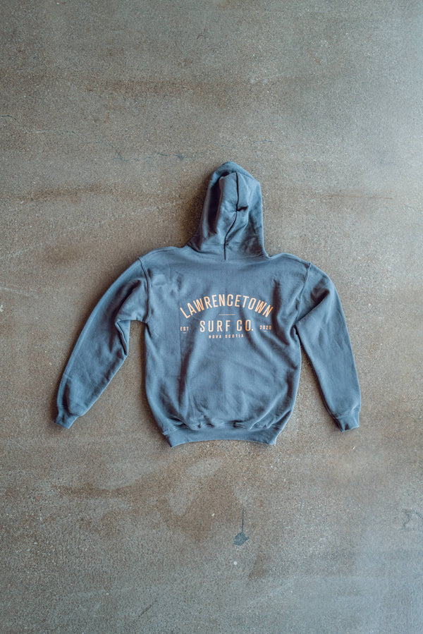 Youth Heavy Blend Hoodie - Grey Heather / Peach