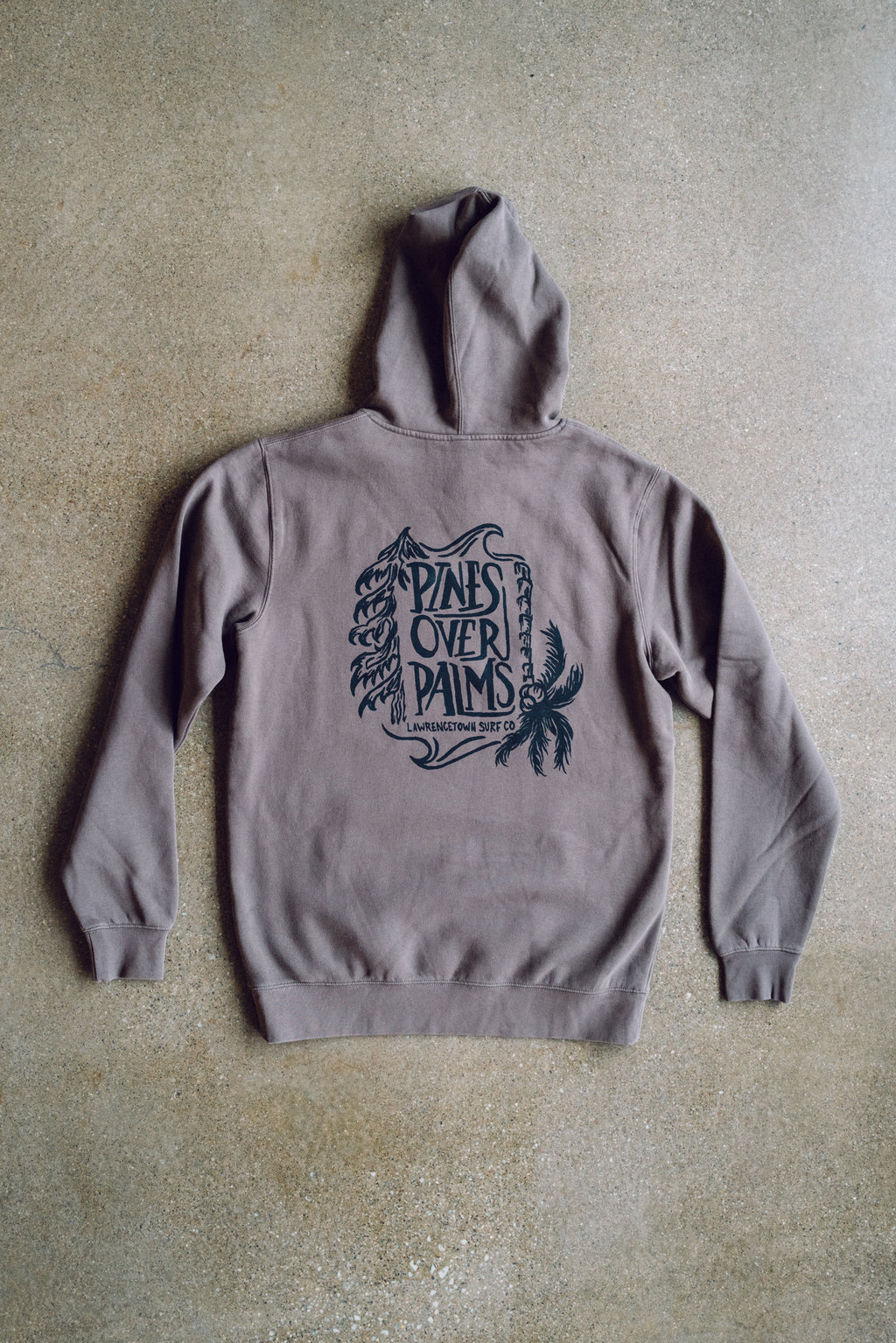 Pines Over Palms Stencil Hoodie