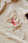 Wax On Pocket Tee Ivory