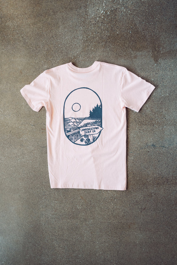 Wax Run Single Colour Premium Tee - Pink