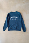 Premium heavyweight crewneck- Navy / white