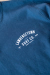 Premium heavyweight crewneck- Navy / white