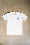 “Handcrafted” Tee - Natural / Blue