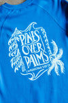 Pines over Palms Crewneck - Royal Blue