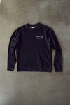 Adult Crewneck Sweater - Charcoal Grey / White