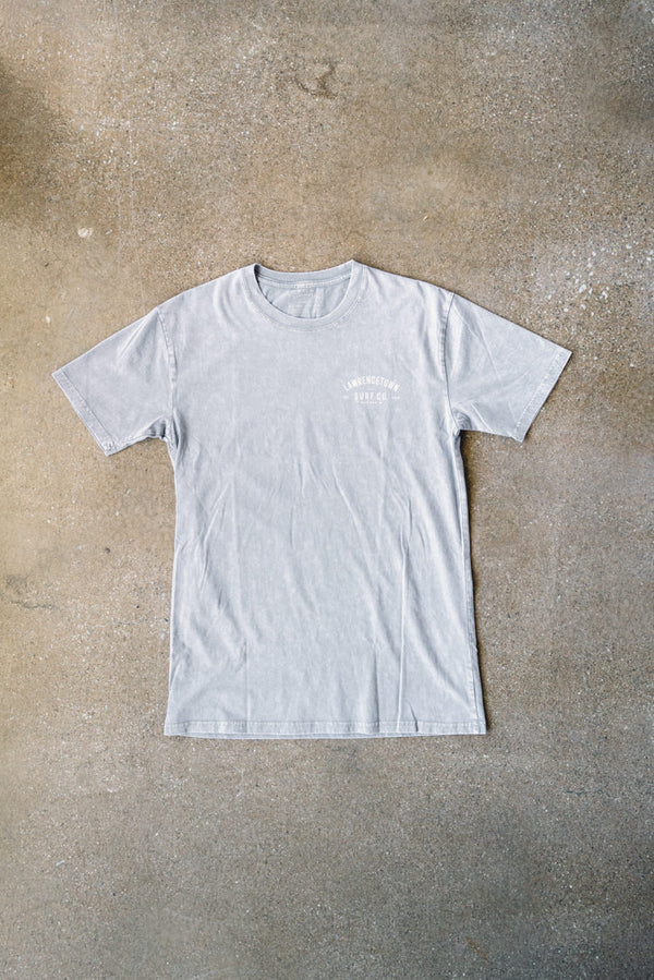 Premium Tee - Ash Stone / White