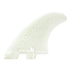 FCS II Power Twin +Trailer PG Clear Fin
