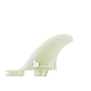 FCS II Power Twin +Trailer PG Clear Fin