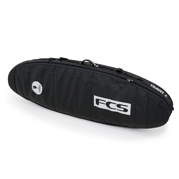 FCS Travel 2 Fun Board Bag - Black/Grey
