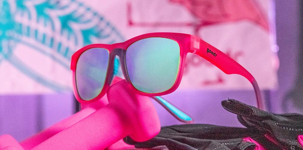 Goodr Sunglasses - Do you even pistol, flamingo?