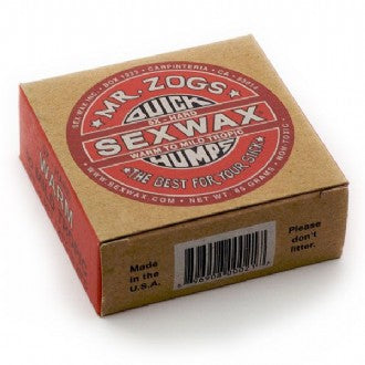 Sexwax 5x Red Label Surf Wax Warm to Mid Tropic (21 to 29 deg)