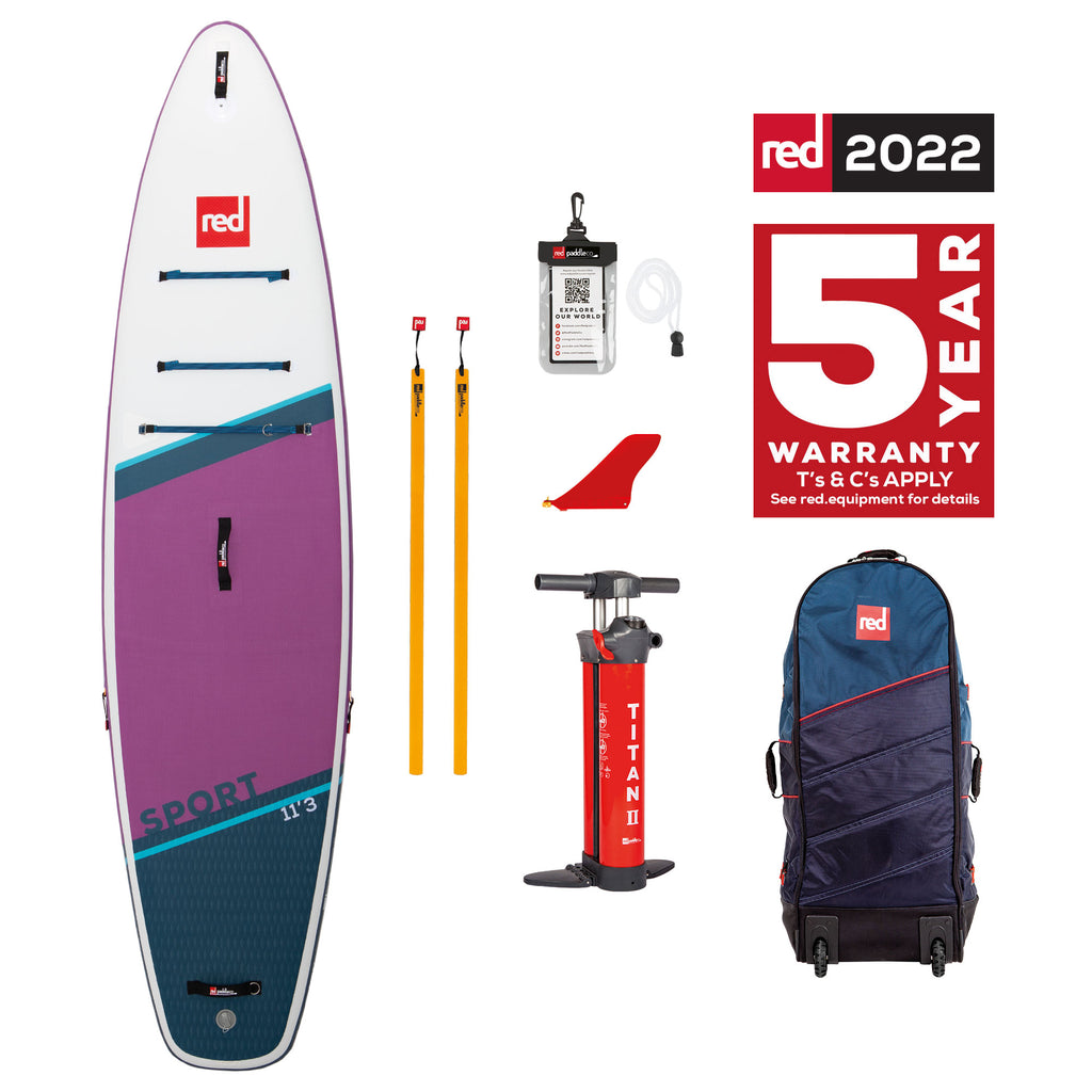 Red Paddle Co. 11'3 Sport CT Purple Package 2022