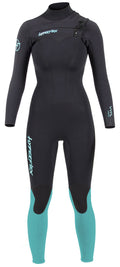 Hyperflex Women's VYRL 4/3 Chest Zip Wetsuit - Black