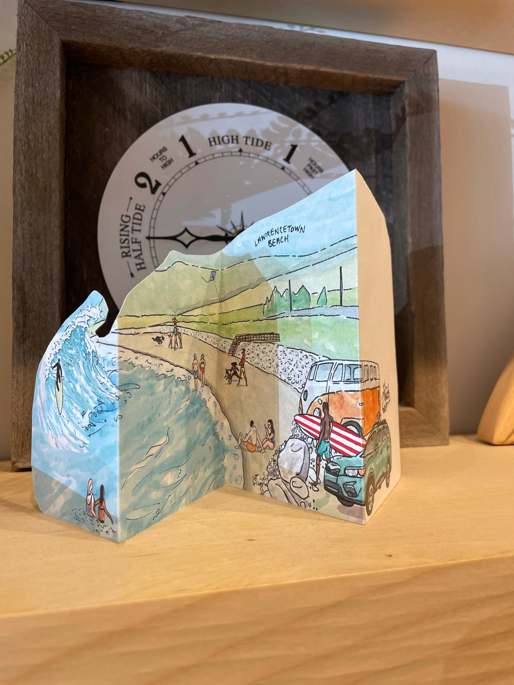 Lawrencetown Beach Tri-fold card