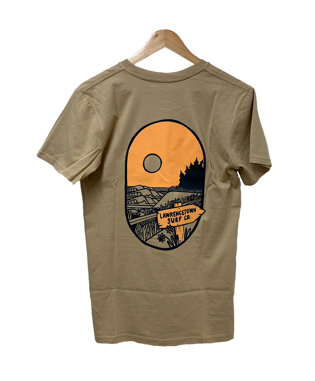 "Wax Run" Premium Tee - Tan